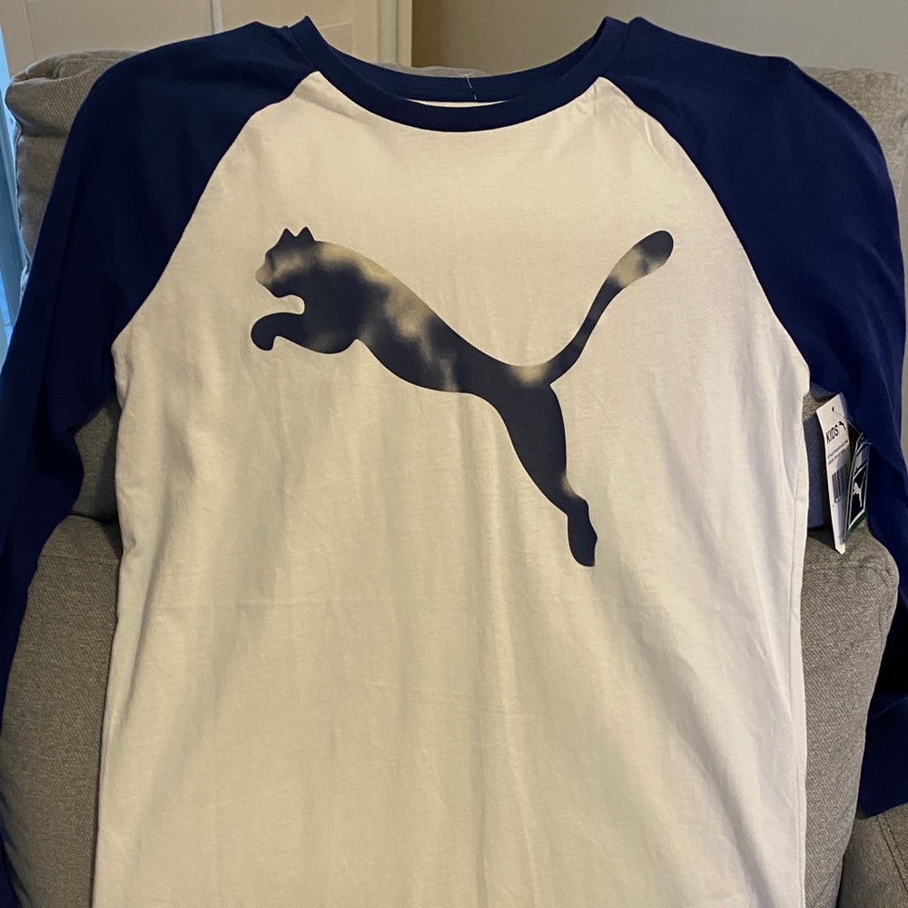 NWT Youth Puma Long Sleeve Shirt -Size Large